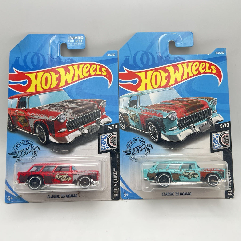 Hot Wheels Classic ‘55 Nomad #183 (lot Of 2)