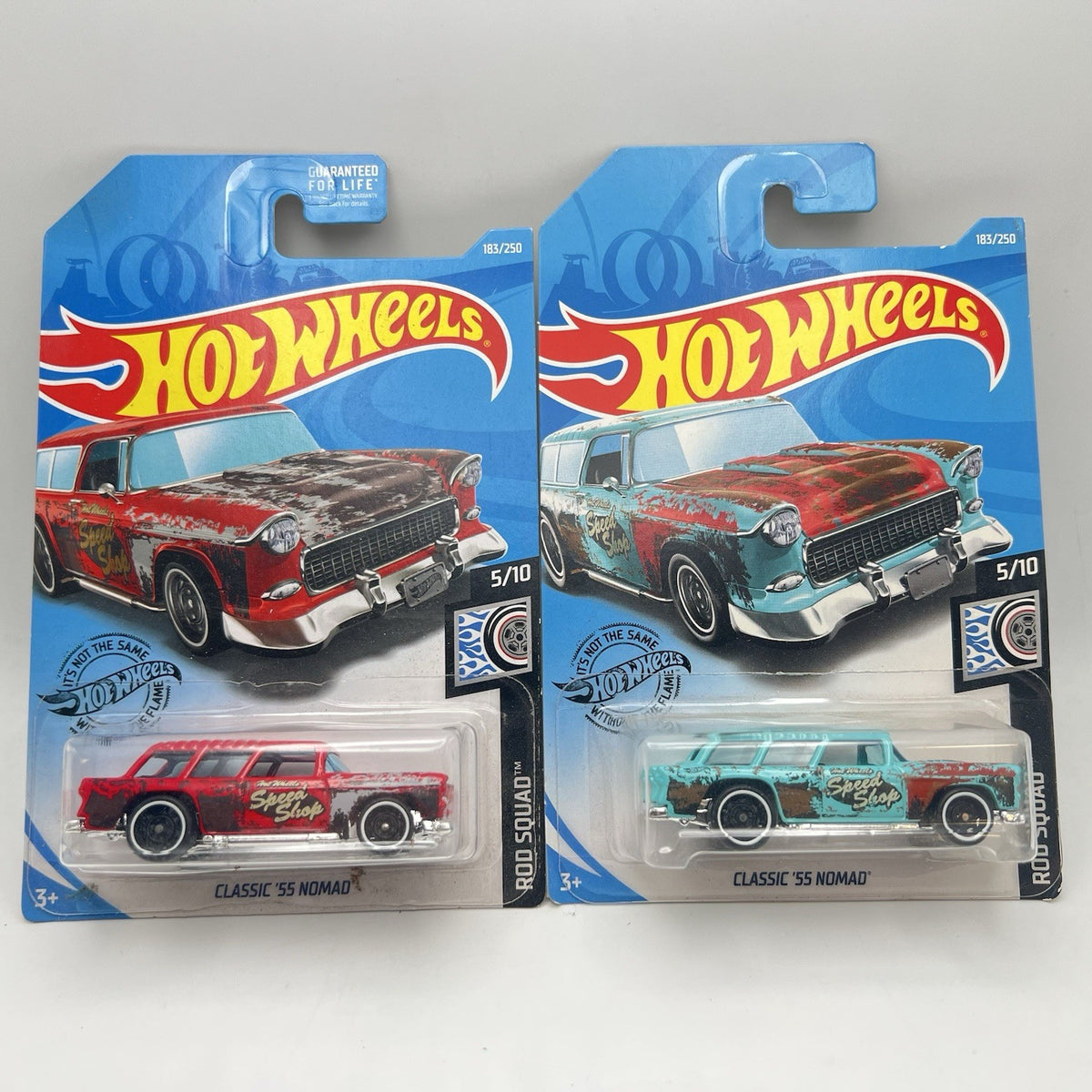 Hot Wheels Classic ‘55 Nomad #183 (lot Of 2)