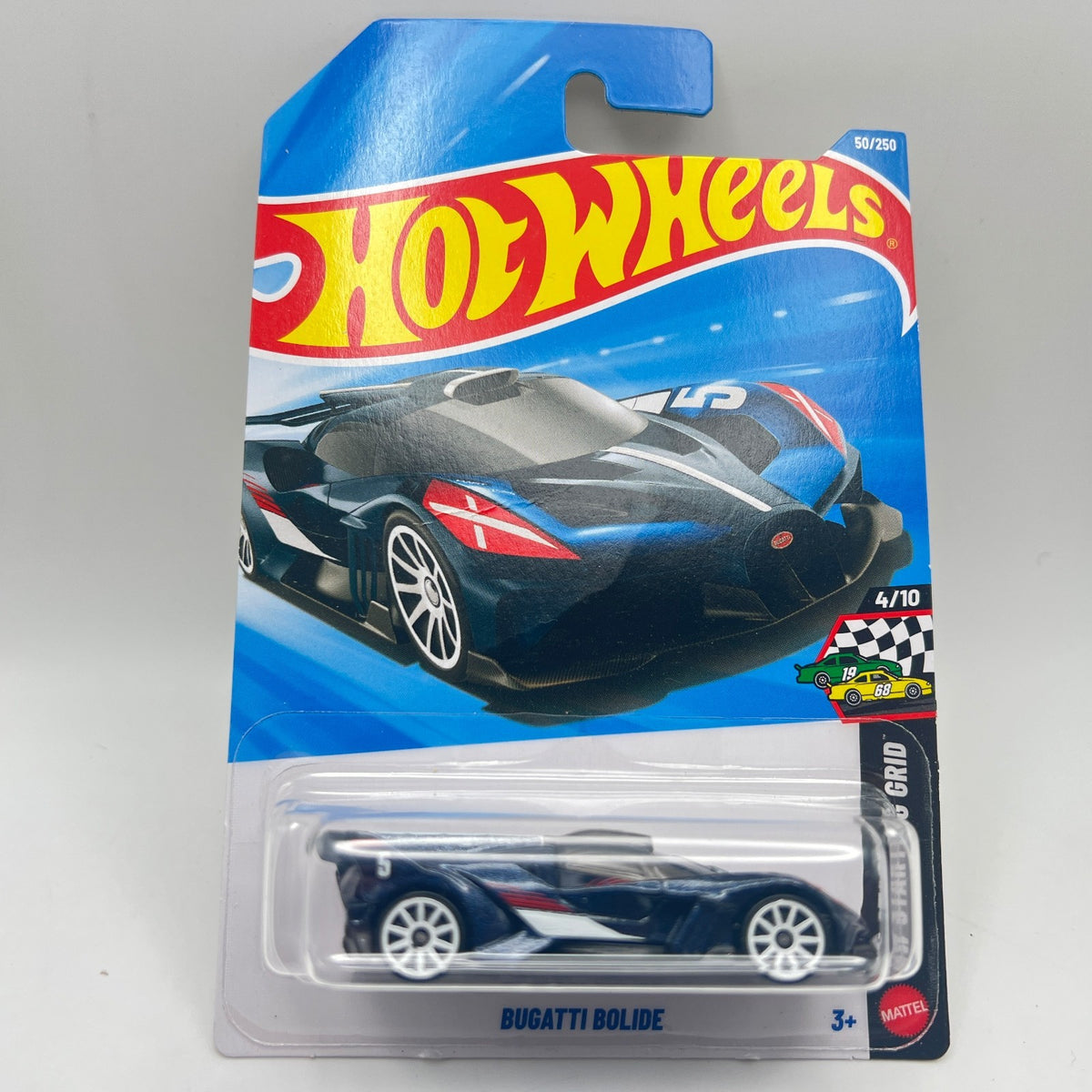HW Bugatti Bolide Navy Blue 50/250 HW Starting Grid 4/10