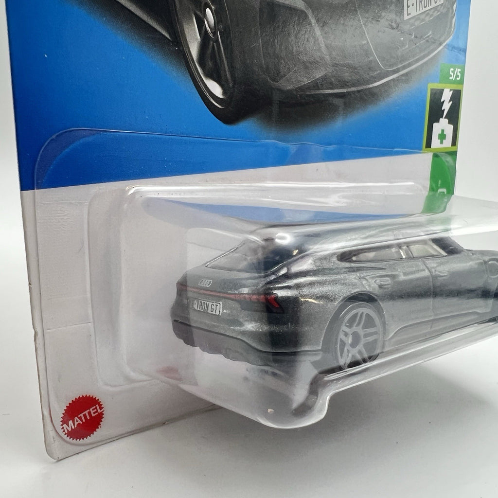 HOT WHEELS 176/250 AUDI RS E-TRON GT -Dark Grey Metallic-HW Green Speed 5/5 NEW