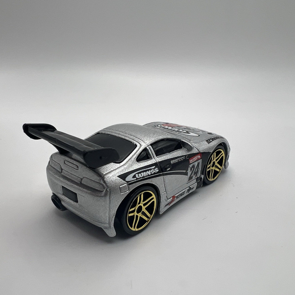 2004 Hot Wheels 1/64 Scale First Editions #8 Loose Silver Tooned Toyota Supra