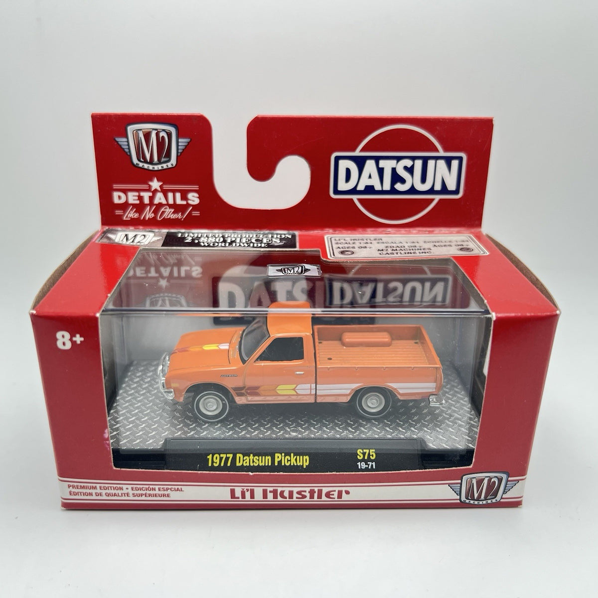 M2 Machines Li'l Hustler 1977 Datsun Pickup S75 19-71