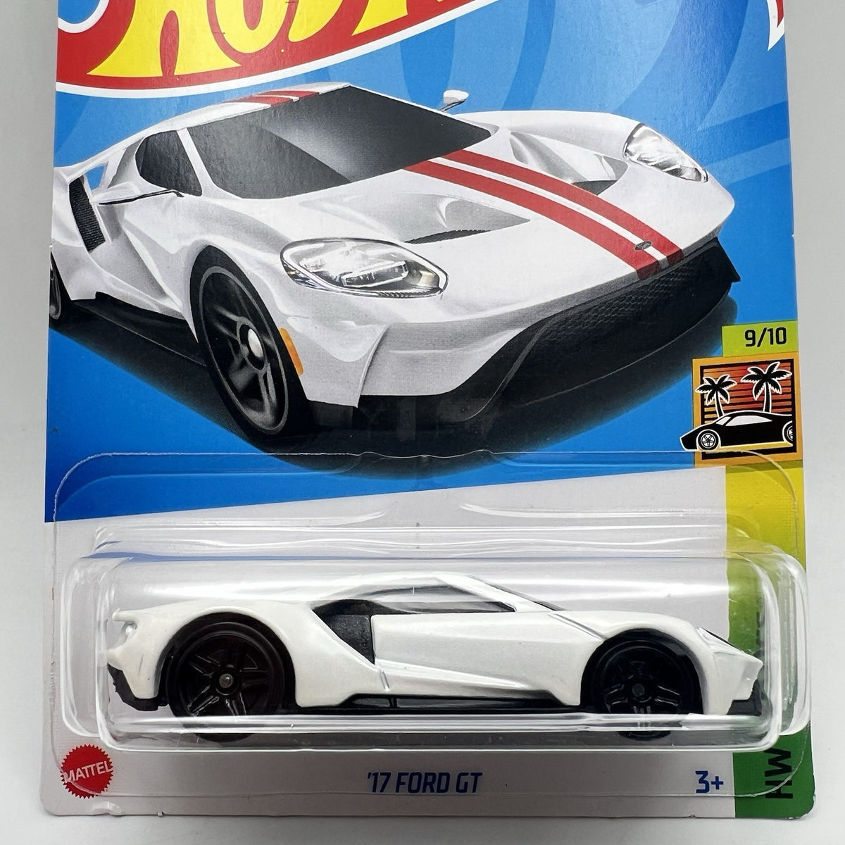2024 Hot Wheels- '17 FORD GT HW EXOTICS White 9/10 Ready To Race 240/250