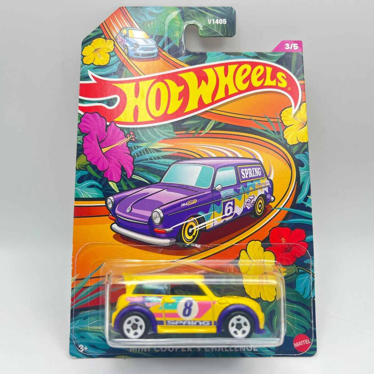 Hot Wheels Spring 2023 Complete Set of 5 Fiat 500 Escort Mini Subaru Squareback