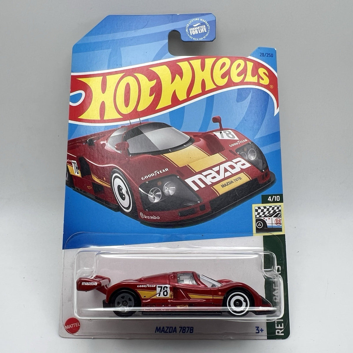 2023 Hot Wheels MAZDA 787B #28/250 HW Retro Racers 4/10 (Red)