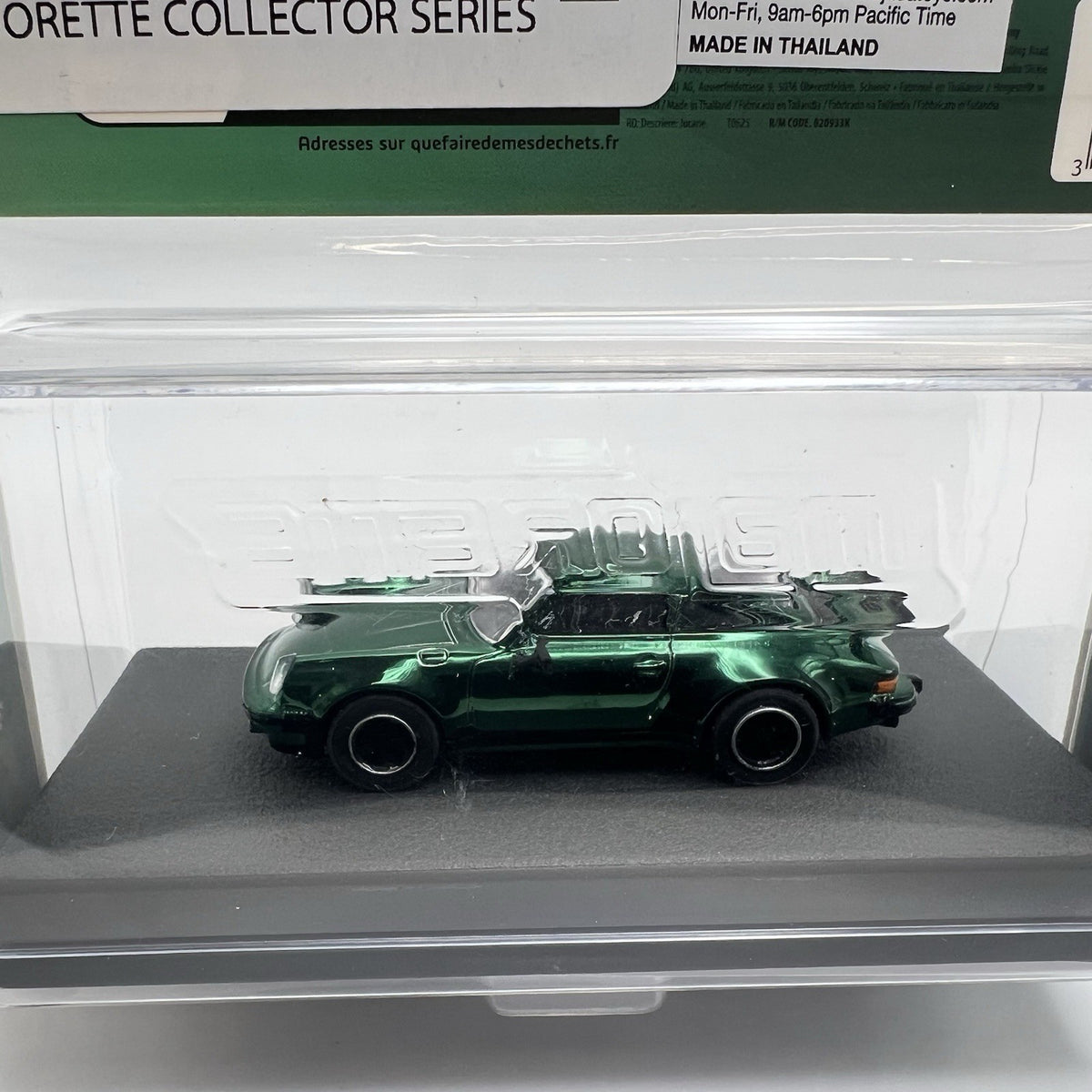 MAJORETTE - 1975 Porsche 930 Turbo Green Metallic 1:64 Diecast Collector Series