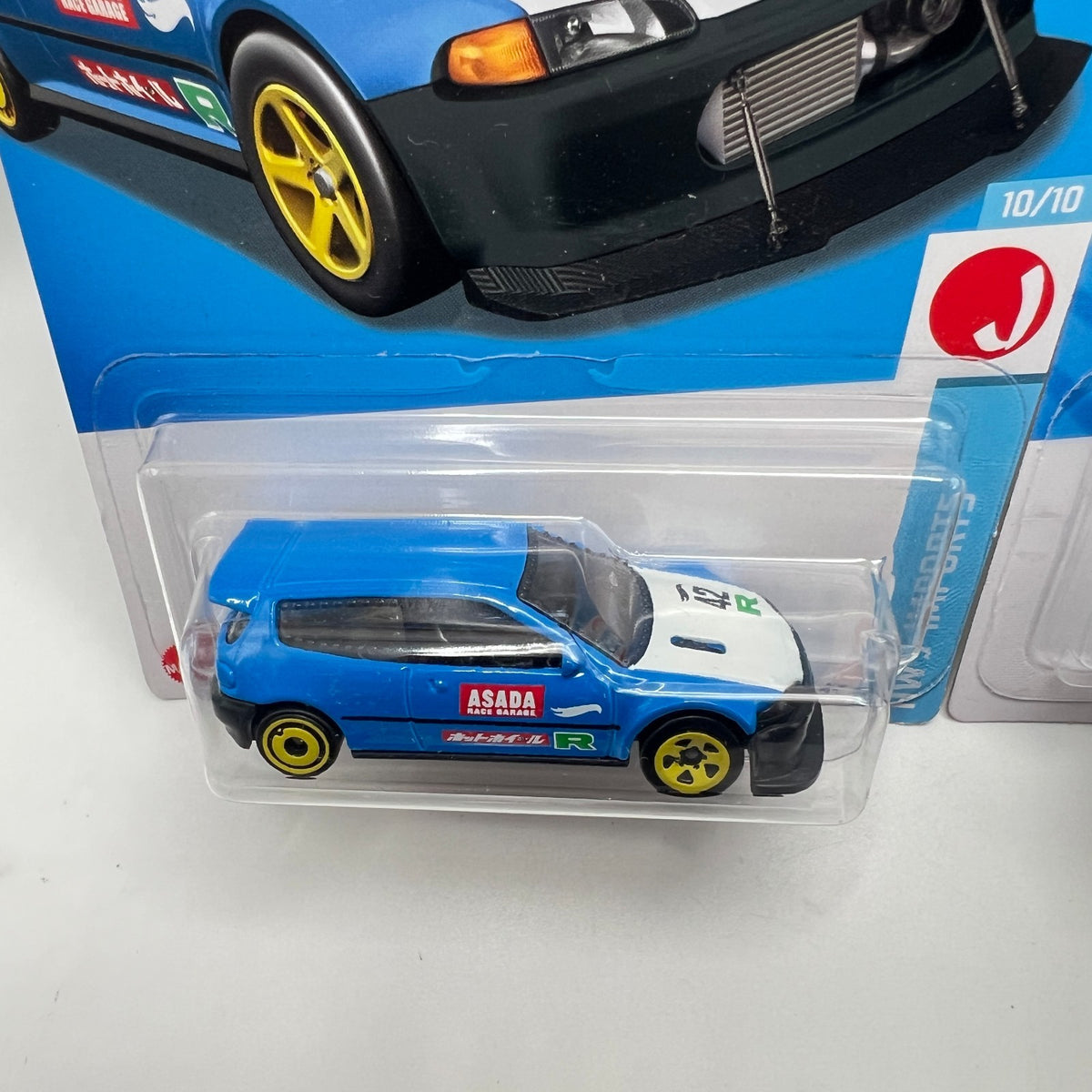Hot Wheels Honda Civic Custom Lot of 2 ASADA 204/250 + Teal 159/250
