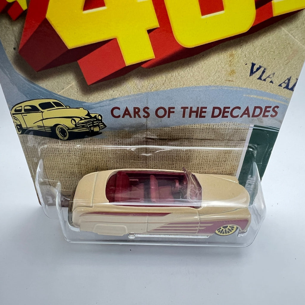 Hot Wheels '49 Merc Cream Cars of the Decades 40s 7/32