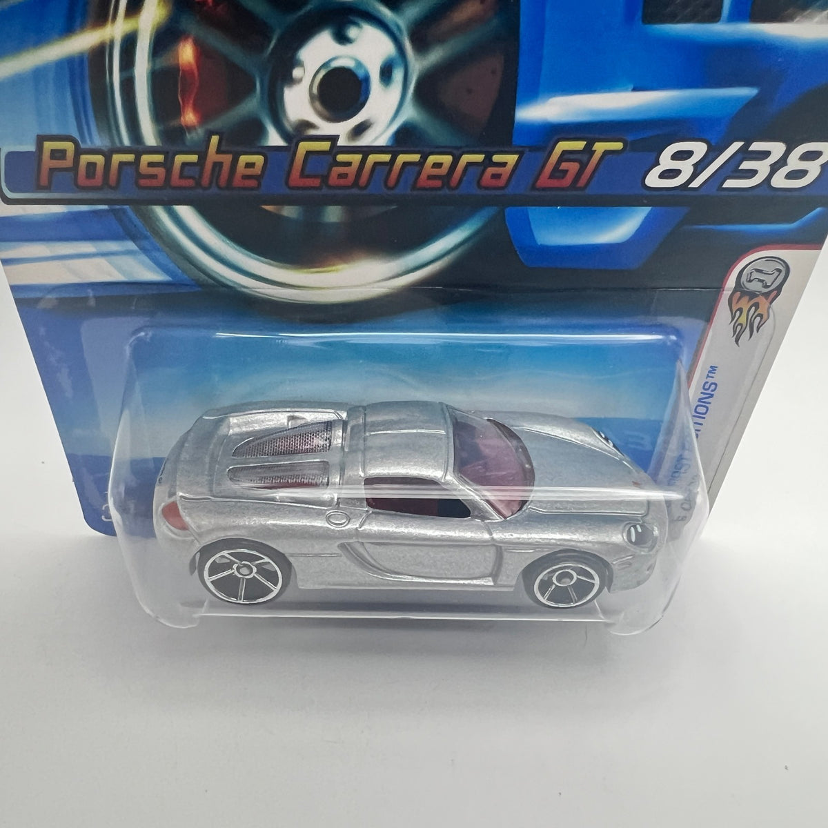 Hot Wheels Porsche Carrera GT Silver 2006 First Editions #008
