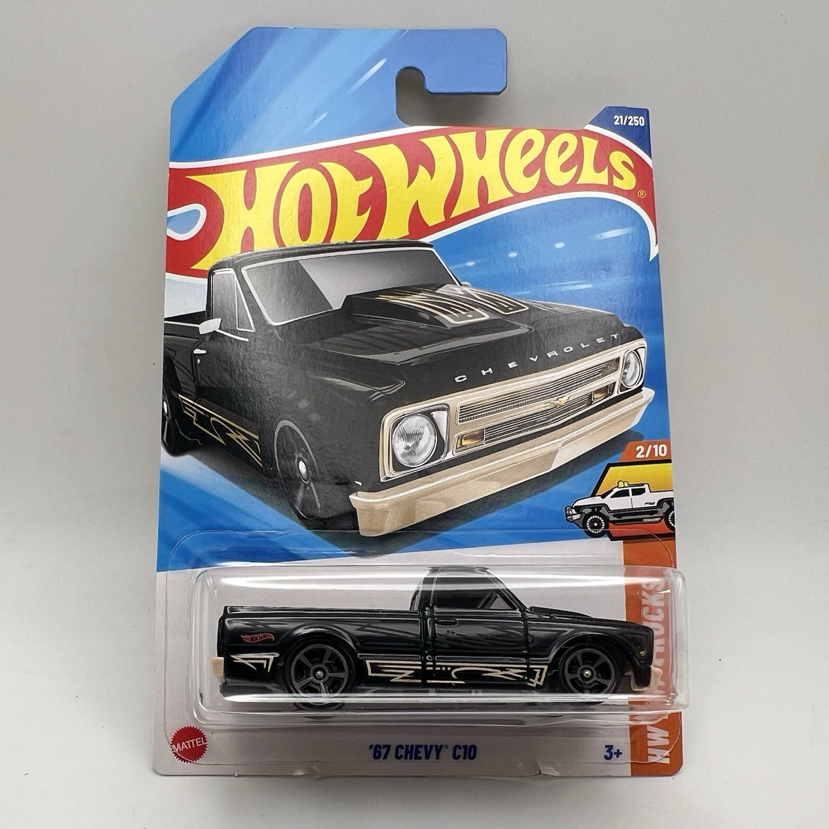 Hot Wheels '67 Chevy C10 [Black], HW Hot Trucks 2/10, 21/250  2025