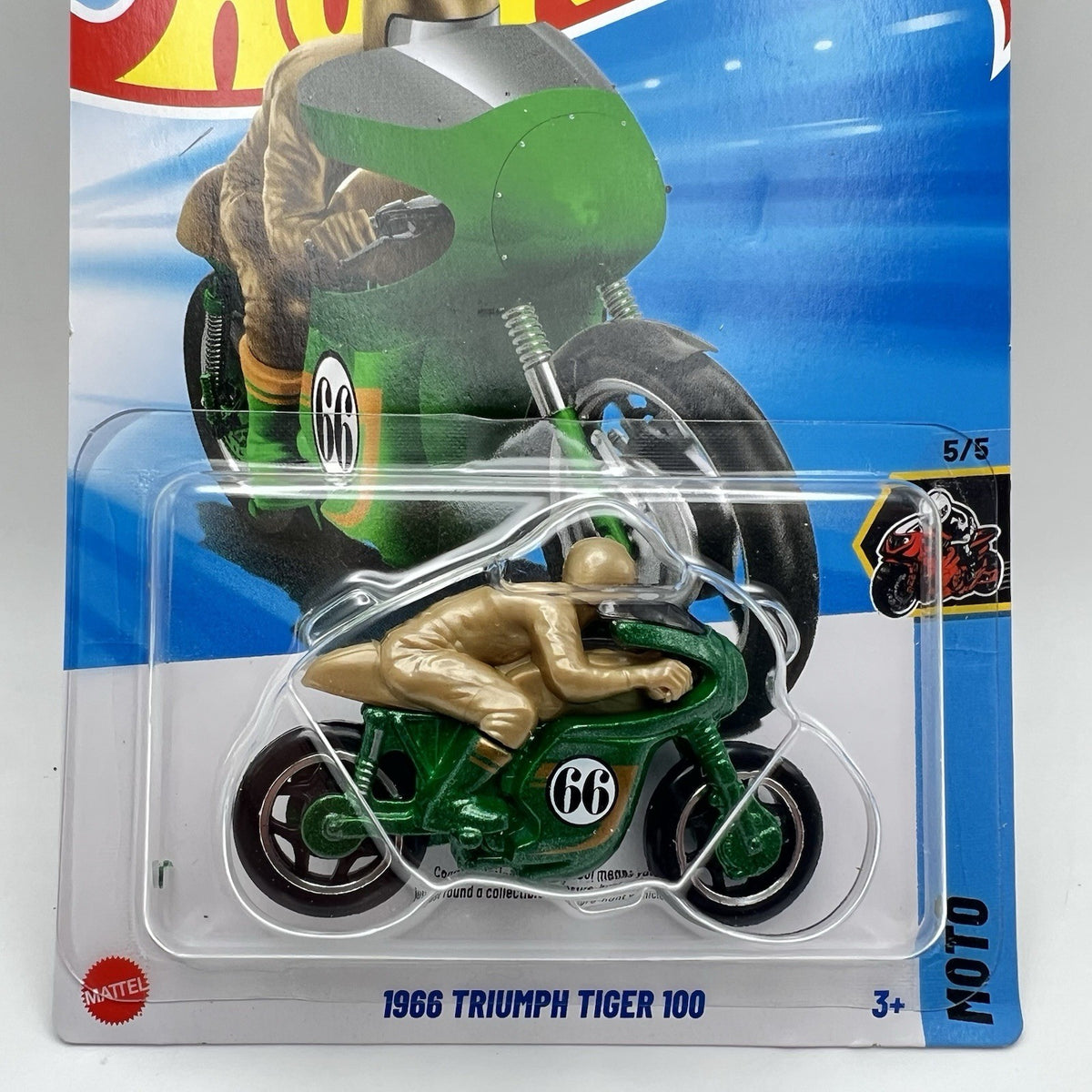 Hot Wheels 1966 Triumph Tiger 100 Treasure Hunt  MOTO 235/250
