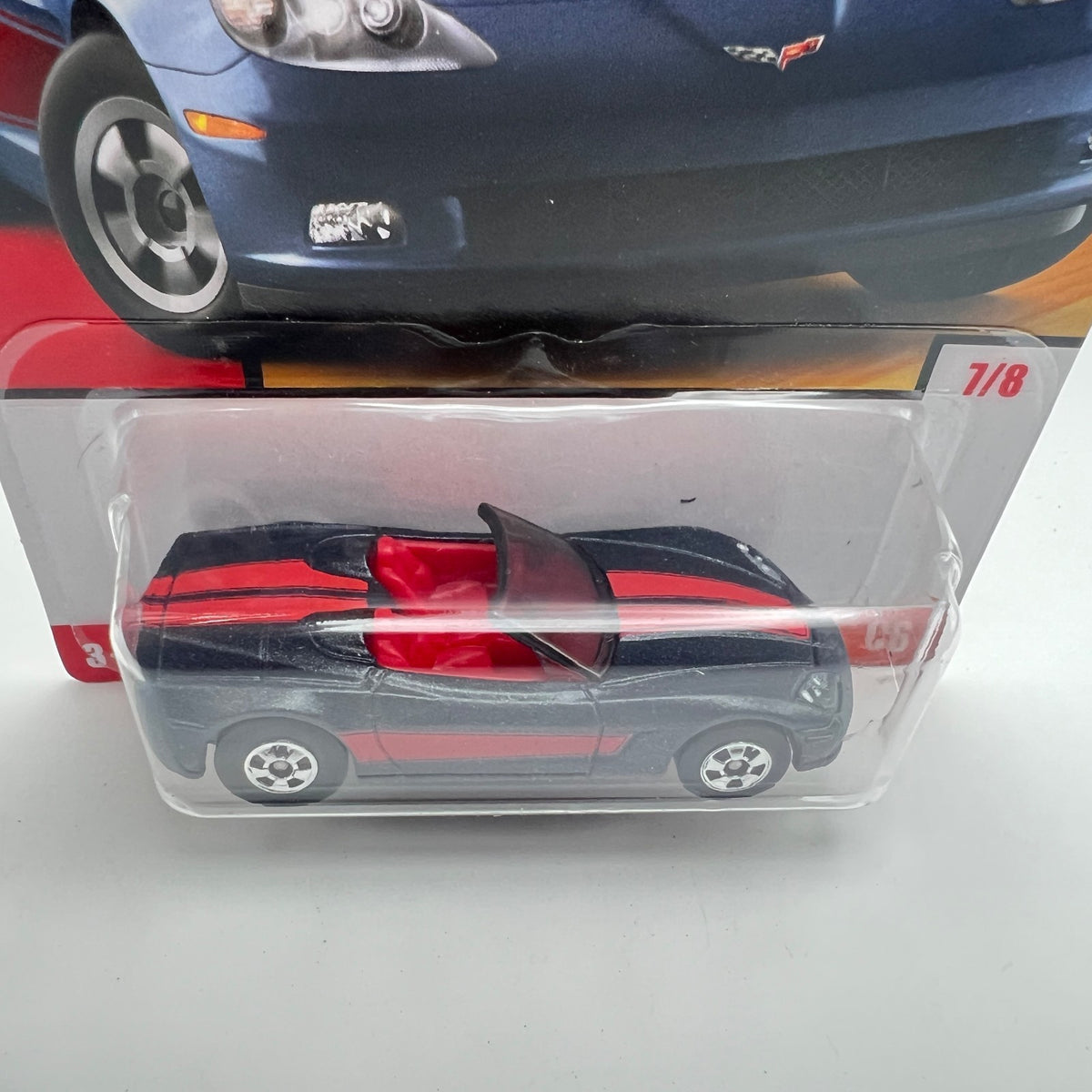 Hot Wheels Corvette C6 Blue 00s Decades 7/8 50th Throwback
