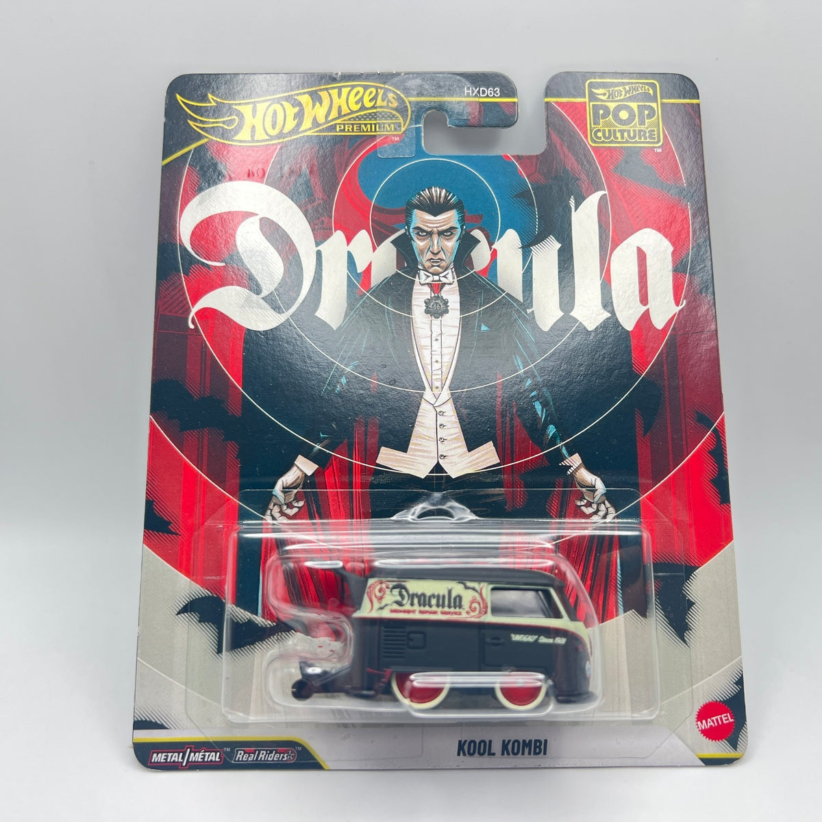 Hot Wheels Premium Kool Kombi Dracula Pop Culture Real Riders 2025