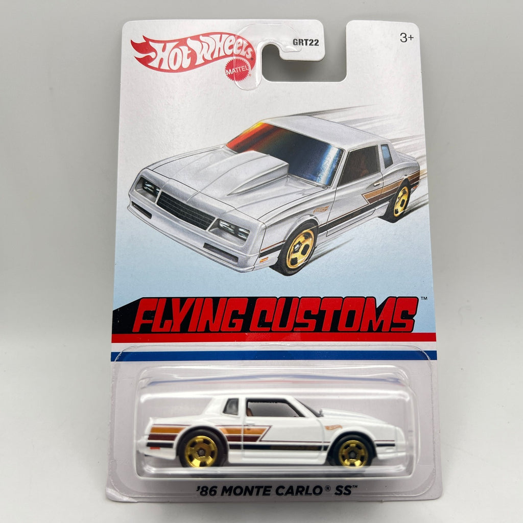 Hot Wheels '86 Monte Carlo SS White Flying Customs