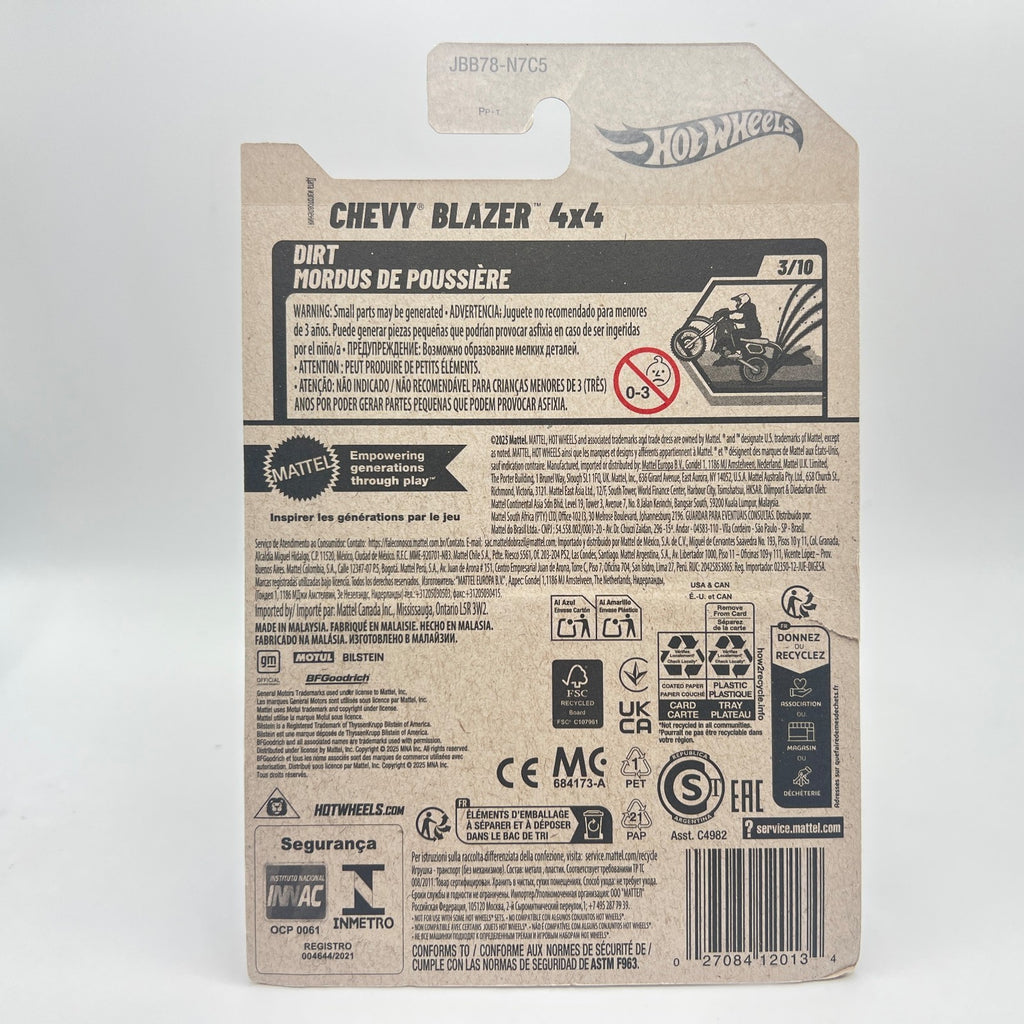 HW Chevy Blazer 4x4 Rust Copper 81/250 Dirt 3/10
