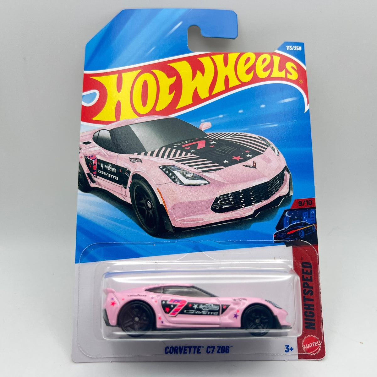 Hot Wheels Nightspeed 9/10 Corvette C7 Z06 113/250 Pink