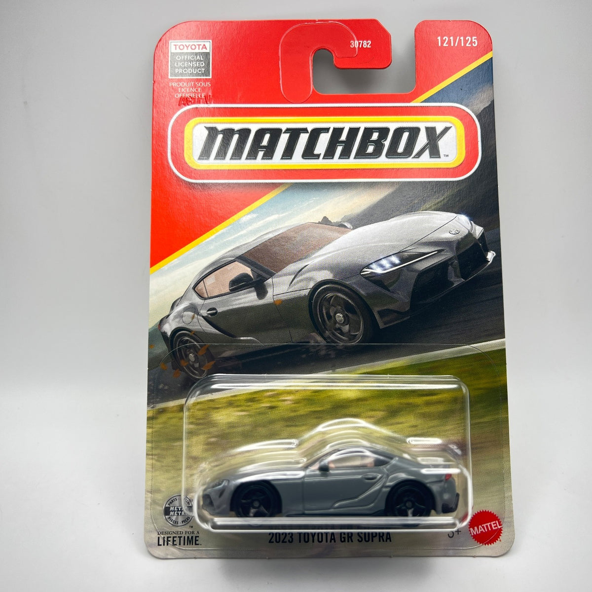 Matchbox 2023 Toyota GR Supra Grey 121/125 2026 Mainline 1:64 Diecast