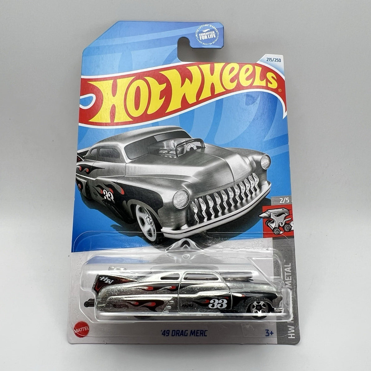 HOT WHEELS 2024 '49 DRAG MERC ZAMAC 215/250 HTB54 HW ROLLING METAL PHIL RIEHLMAN