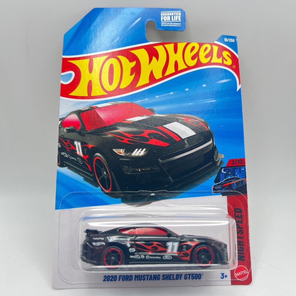 Hot Wheels 2020 Ford Mustang Shelby GT500 10/250 Nightspeed Black