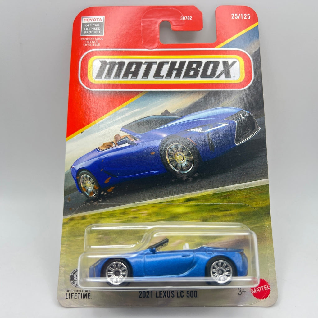 Matchbox 2021 Lexus LC 500 25/125 Metallic Blue 1:64 Diecast