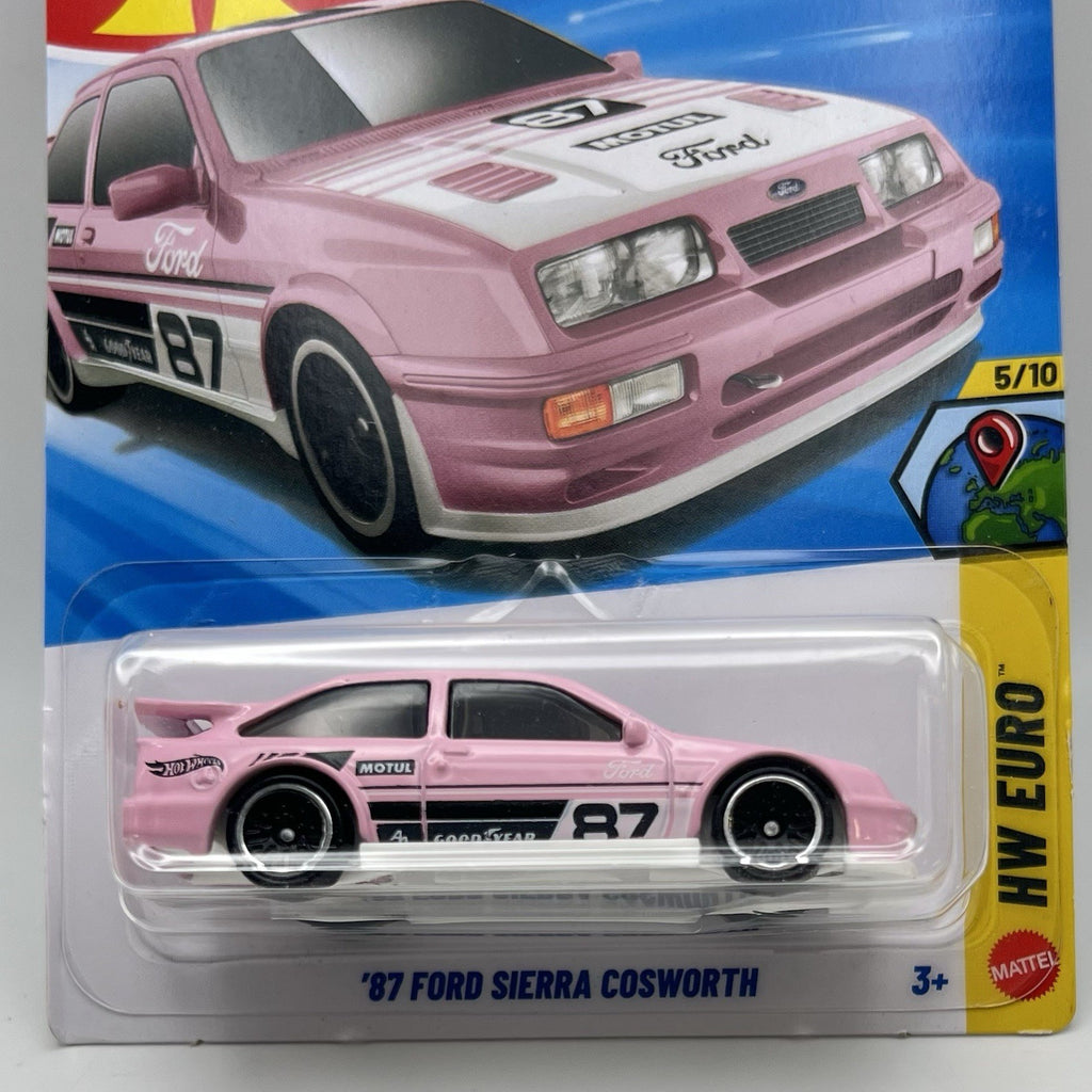 Hot Wheels 2026 Mainline HW Euro '87 Ford Sierra Cosworth Pink #116