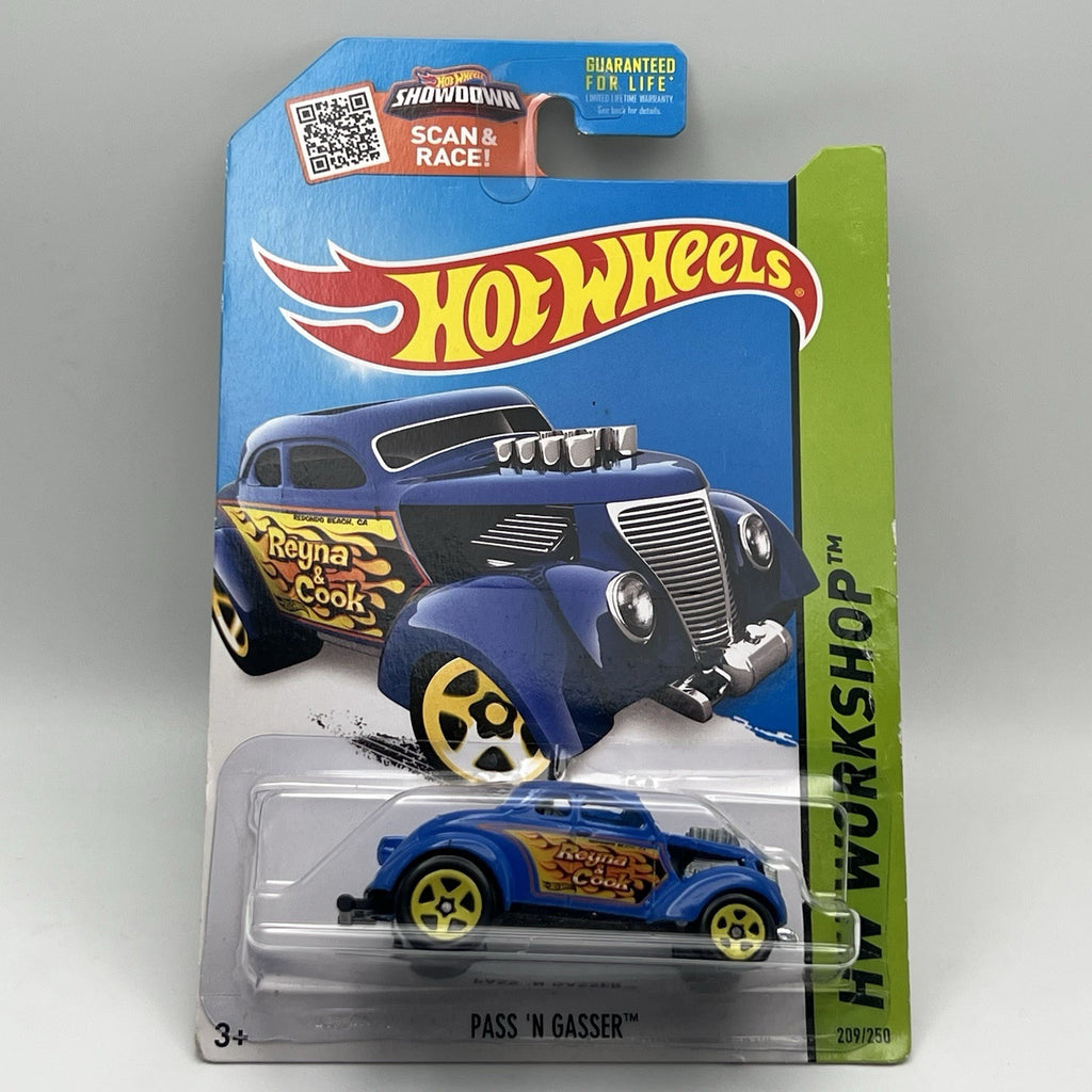 Hot Wheels HW Workshop Pass 'N Gasser #209/250 Blue 1/64