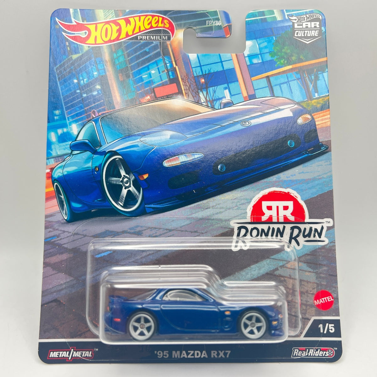 Hot Wheels Car Culture Ronin Run Set of 5 + Mazda RX7 FC Pandem Chase 0/5