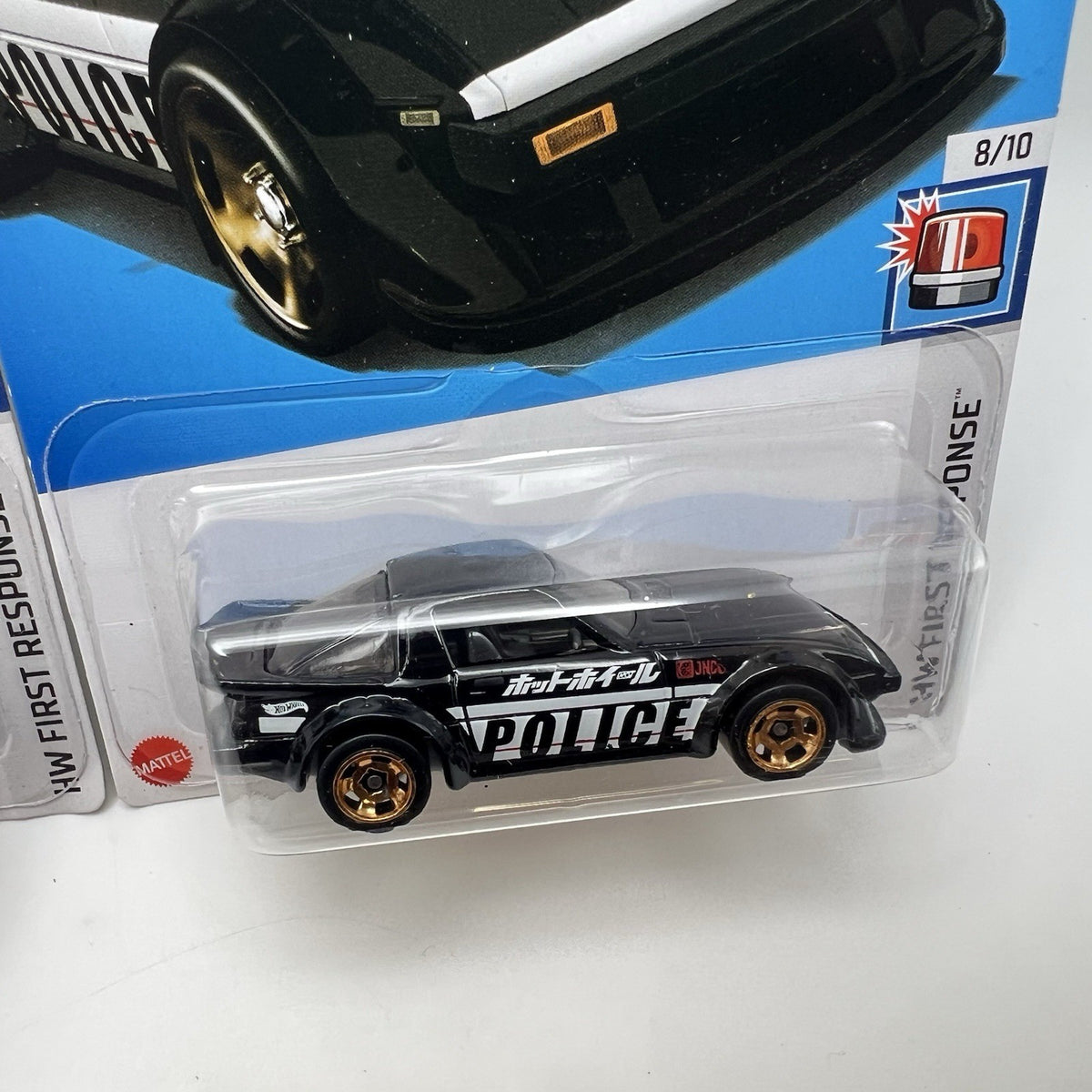 2024 Hot Wheels Police Mazda RX-7 Lot Of 2 Black And White