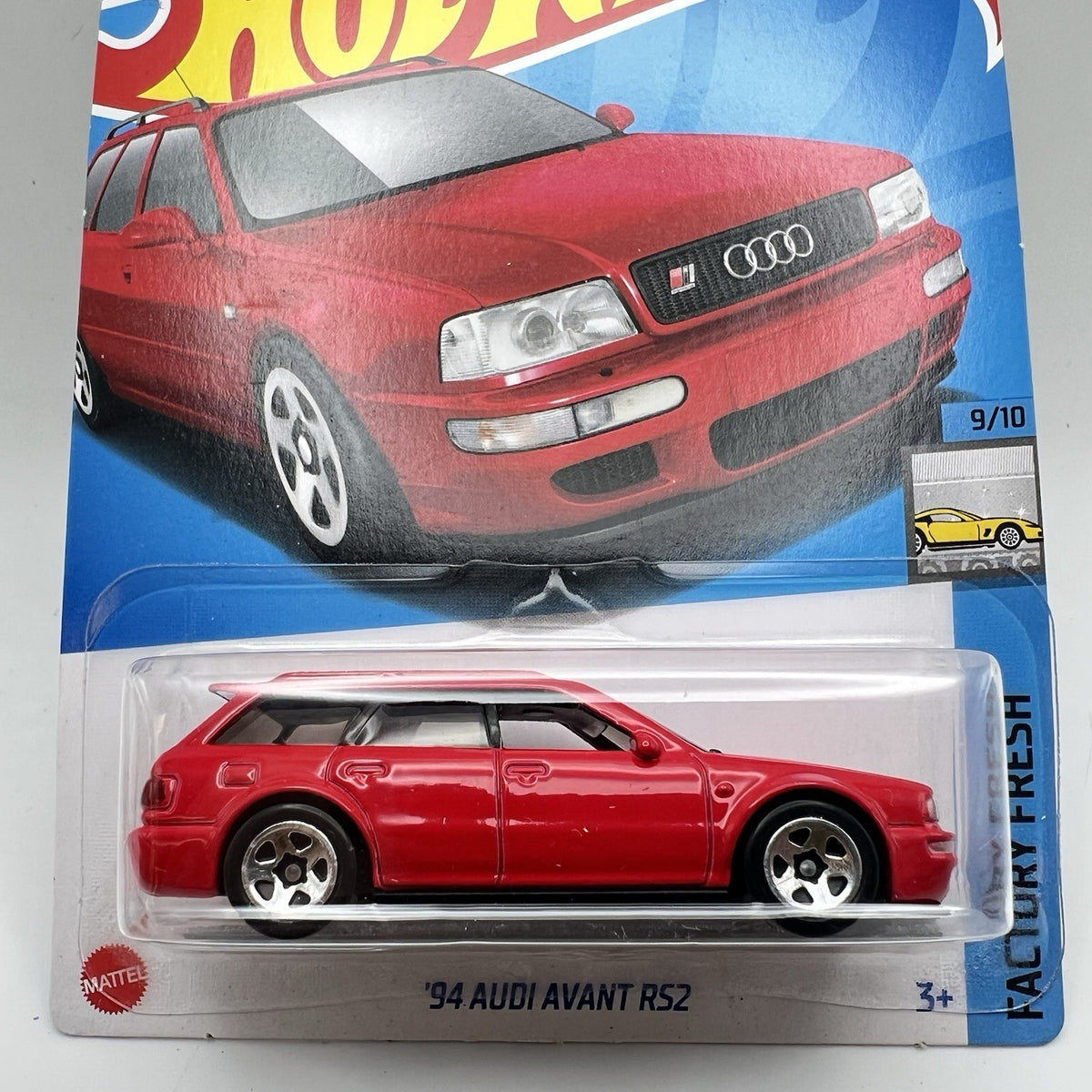 2024 Hot Wheels 94 Audi Avants RS2 Red 133/250 Factory Fresh 9/10