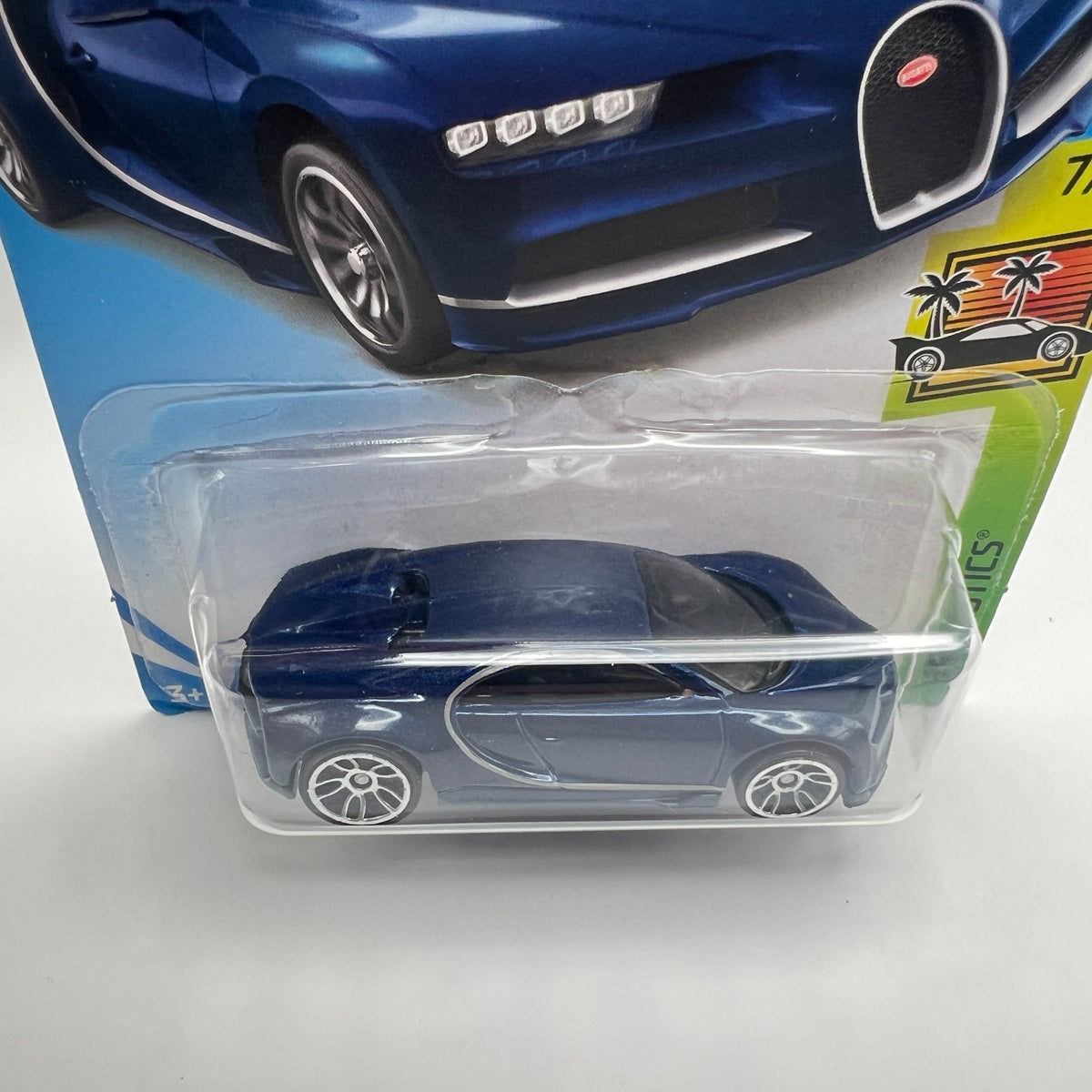 HOT WHEELS 2019 M/L #236/250 '16 Bugatti Chiron 7/10 HW Exotics blue