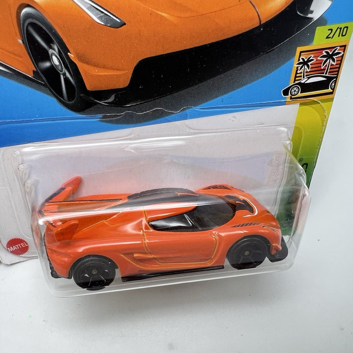 LOT OF 2 -  HOT WHEELS 2020 KOENIGSEGG JESKO -  COLOR VARIANTS Yellow And Orange
