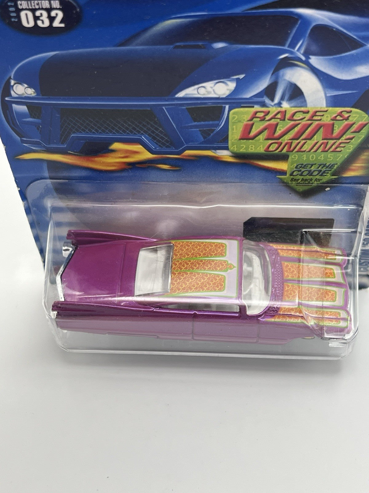 Hot Wheels 032 Custom '59 Cadillac, 2002 First Editions 20/42 - Magenta