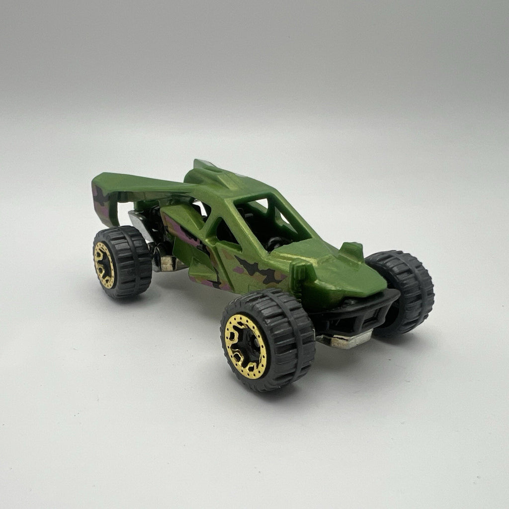 2019 Hot Wheels Speed Blur Loose TEAM HOT WHEELS CORKSCREW BUGGY (Green)