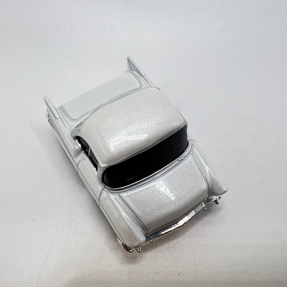 Car Tuned MGA '57 Chevy Bel Air Pearl White Chibi LOOSE