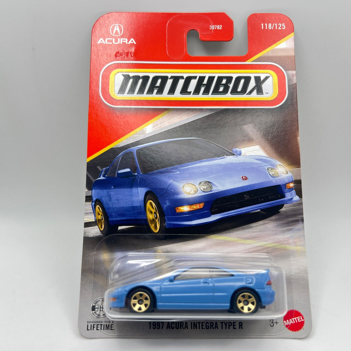Matchbox 1997 Acura Integra Type R LHD Light Blue 118/125 2026 Mainline 1:64