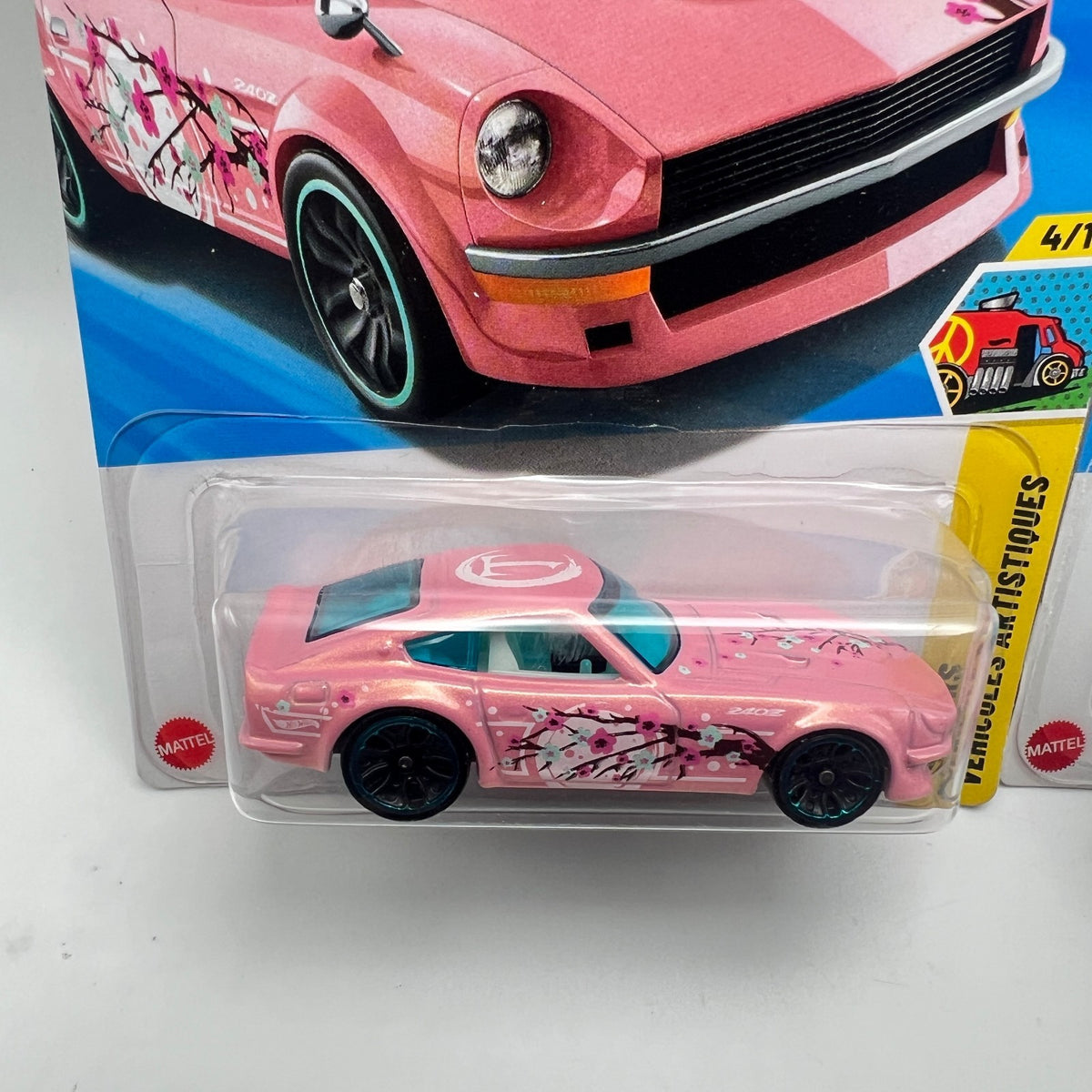 2025 Hot Wheels Datsun 240z Pink & Blue Cherry Blossom JDM Lot Of 2