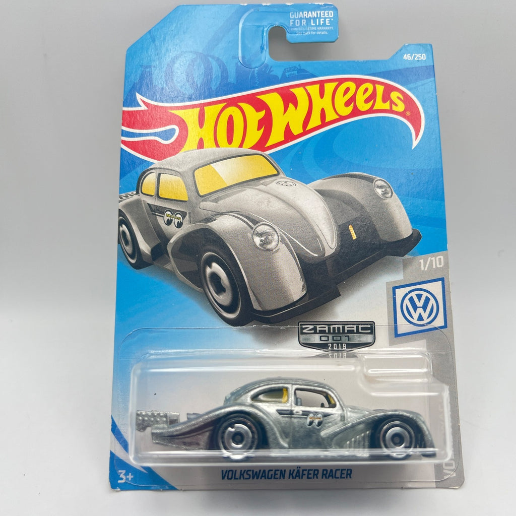Hot Wheels Volkswagen Kafer Racer ZAMAC 001 46/250 Mooneyes Volkswagen 1/10
