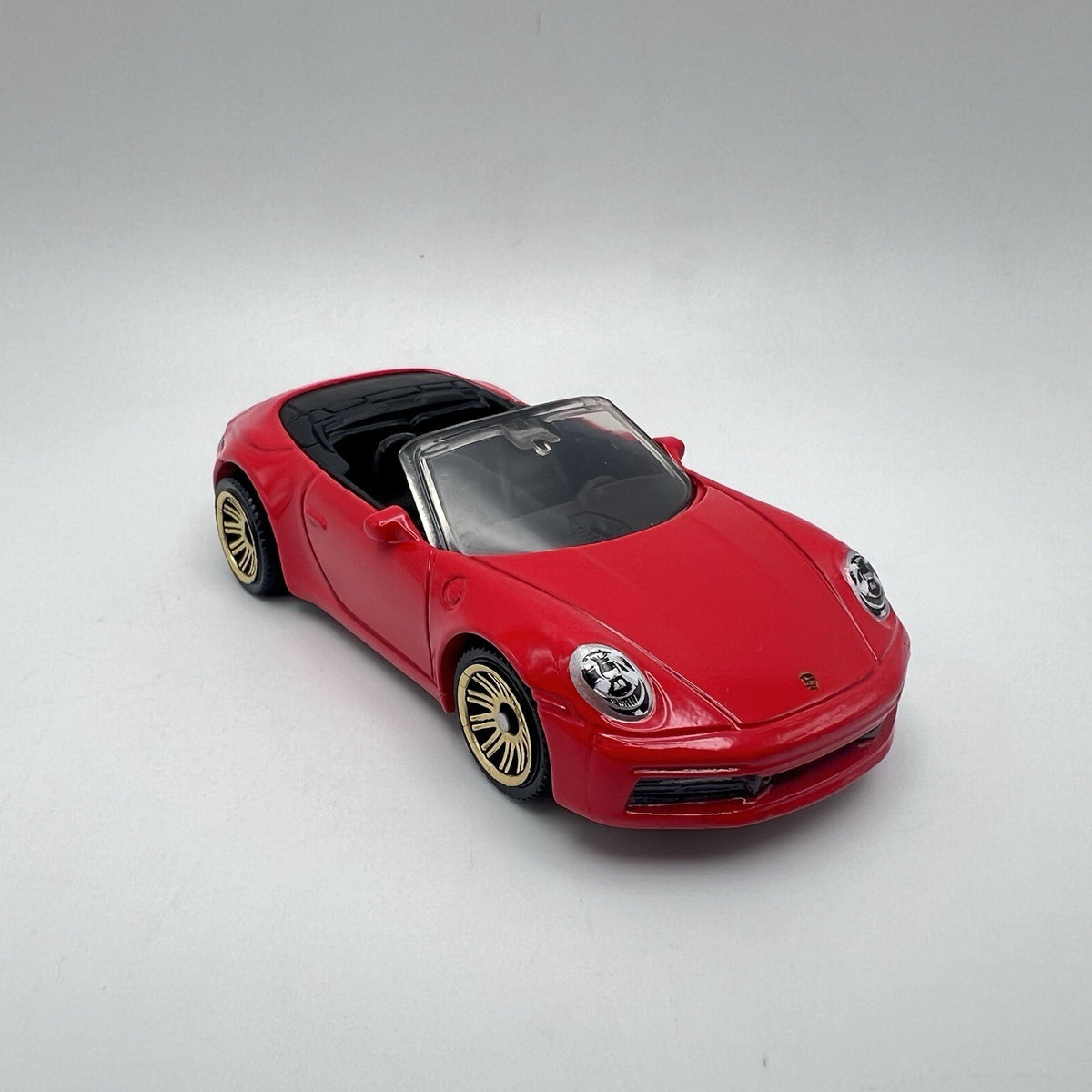 Porsche 911 Carrera Cabriolet Red 1:64 Scale Diecast Diorama Model Car 2024 #79
