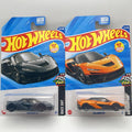 🔥Hot Wheels McLaren W1 Orange & Grey Lot of 2🔥