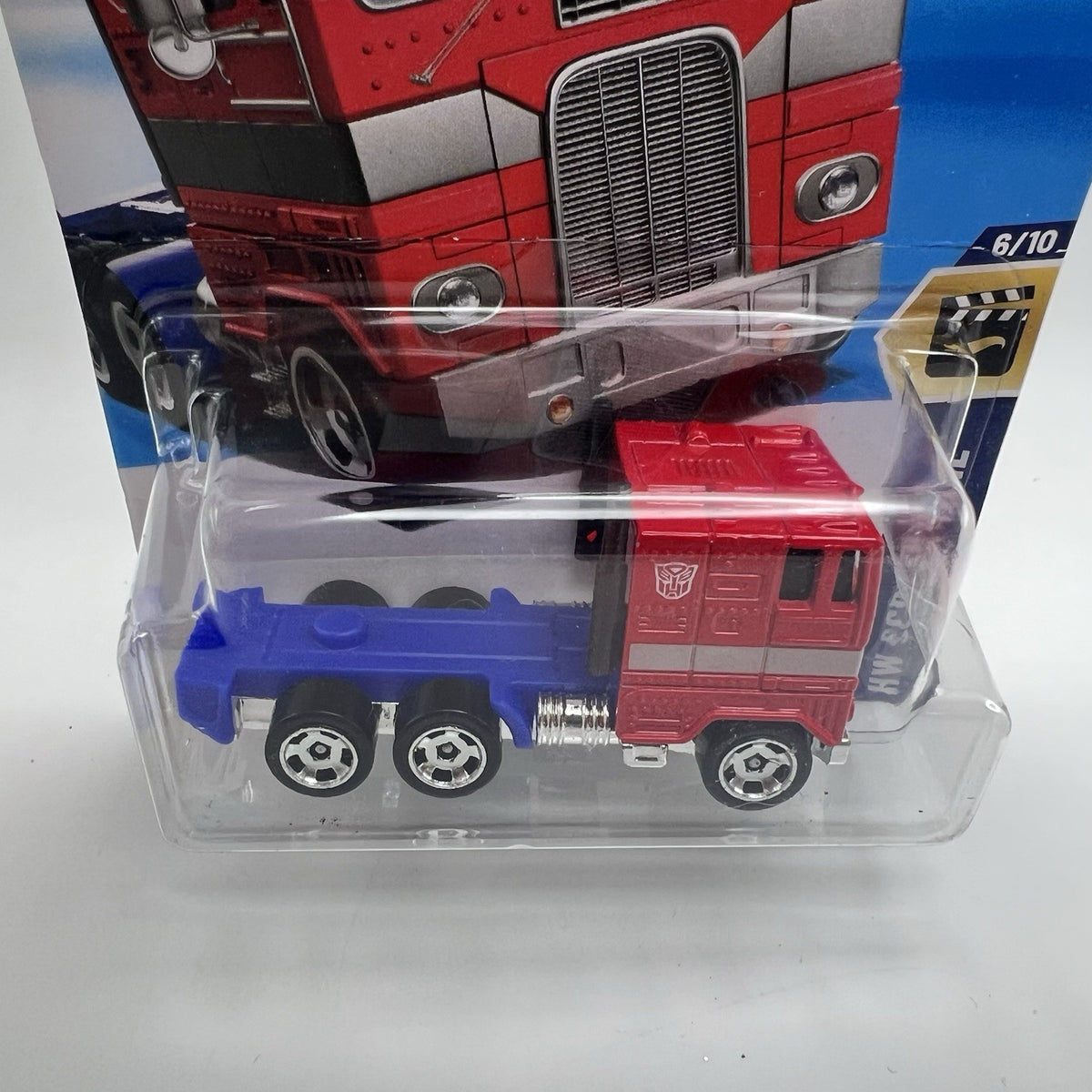 2025 HOT WHEELS F CASE TRANSFORMERS OPTIMUS PRIME RED HW SCREEN TIME 6/10