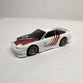 Hot Wheels Nightburnerz 7/10 1996 Nissan 180SX Type X Advan White W/Real Riders