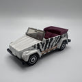 Matchbox Jungle Explorers (2010) White Volkswagen Type 181 Toy Car 98/100 Loose