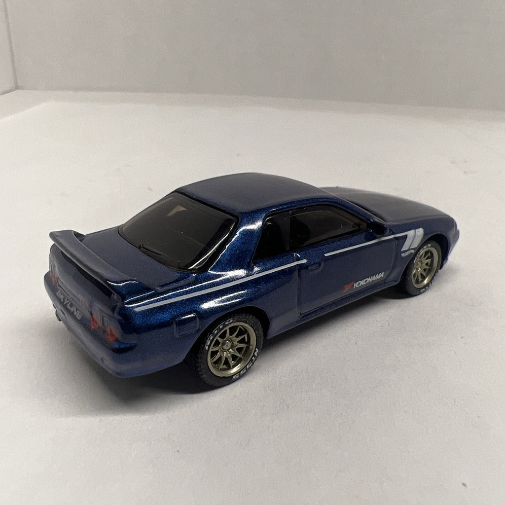 Hot Wheels Nissan Skyline GT-R R32 Dark Blue With Real Riders