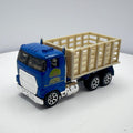 Hot Wheels Stake Bed Truck Blue Citrus Groves 1981 LOOSE 1/64