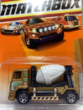 2010 MATCHBOX CONSTRUCTION MBX MIXER BROWN & BLACK 46/100
