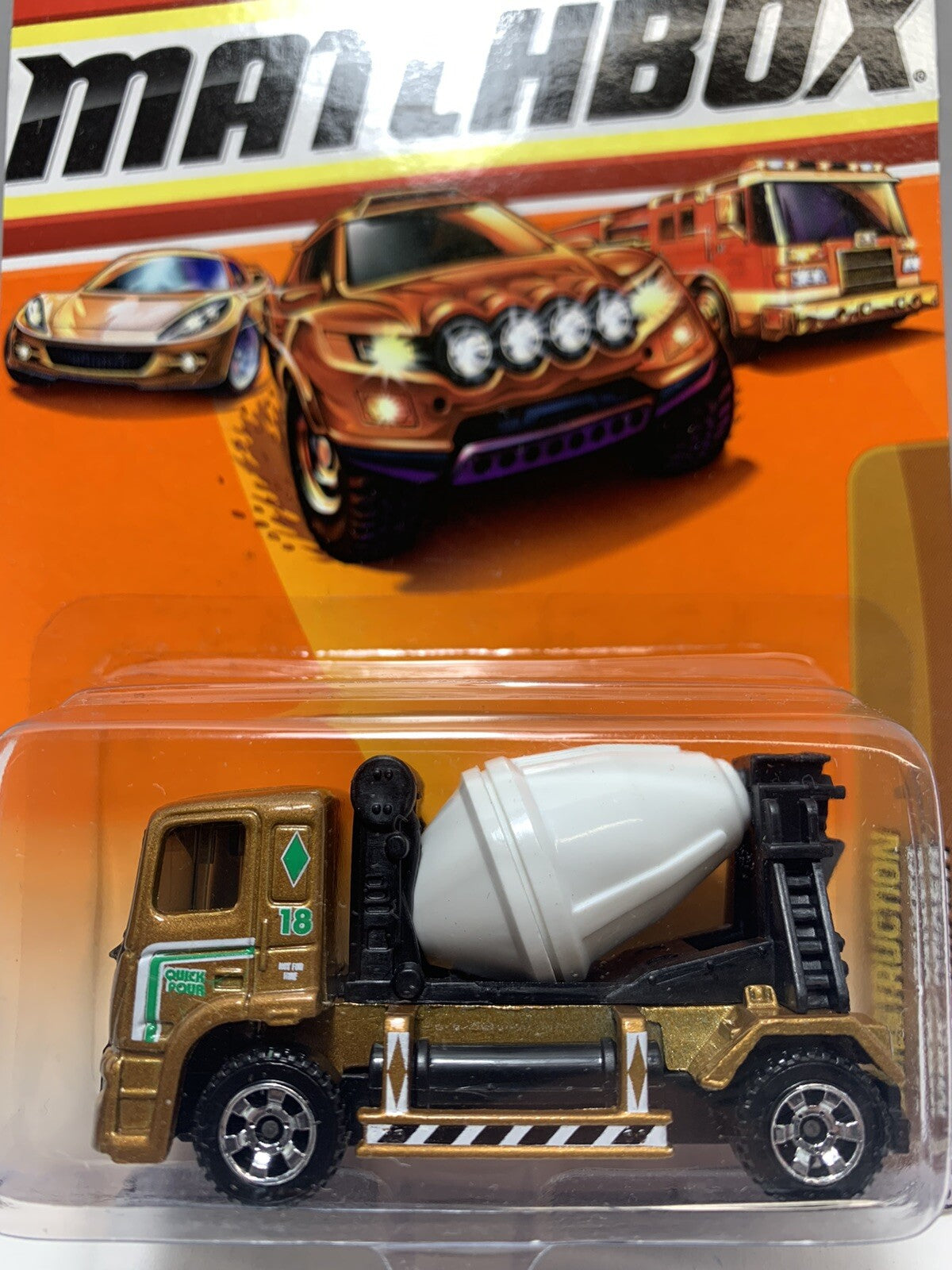 2010 MATCHBOX CONSTRUCTION MBX MIXER BROWN & BLACK 46/100