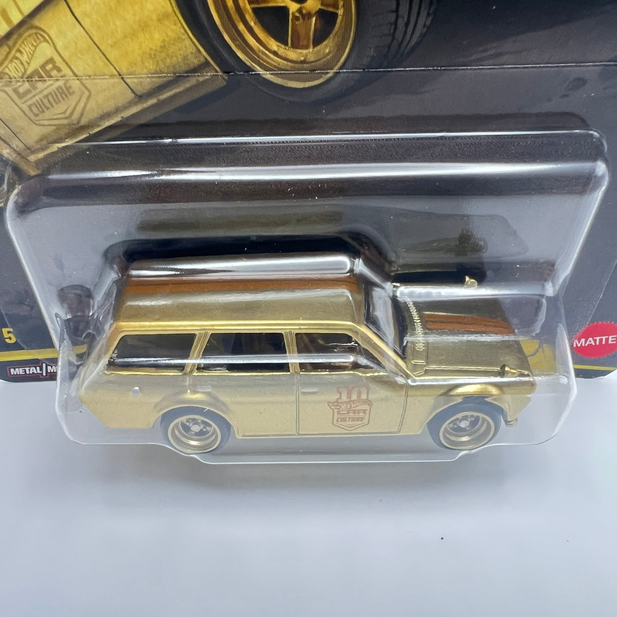 Hot Wheels Car Culture Japan Historics 5 Datsun 510 Wagon Gold Chase 0/5