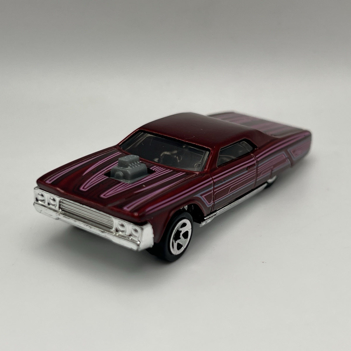 2022 Hot Wheels #128 Layin' Lowrider Red HW Experimotors Loose 5sp