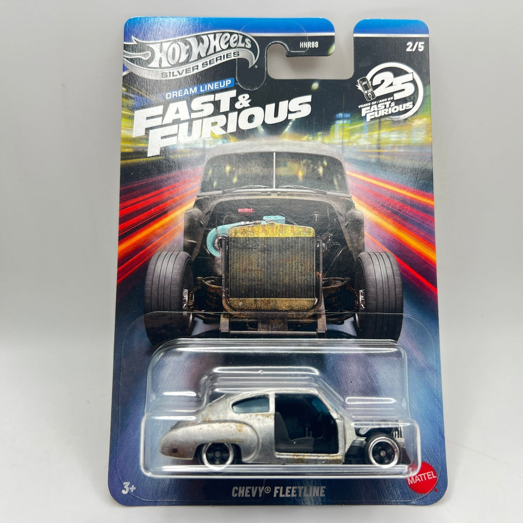Hot Wheels Silver Series Fast and Furious Chevy Fleetline 2/5 Raw Patina